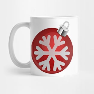 Red Christmas bauble Mug